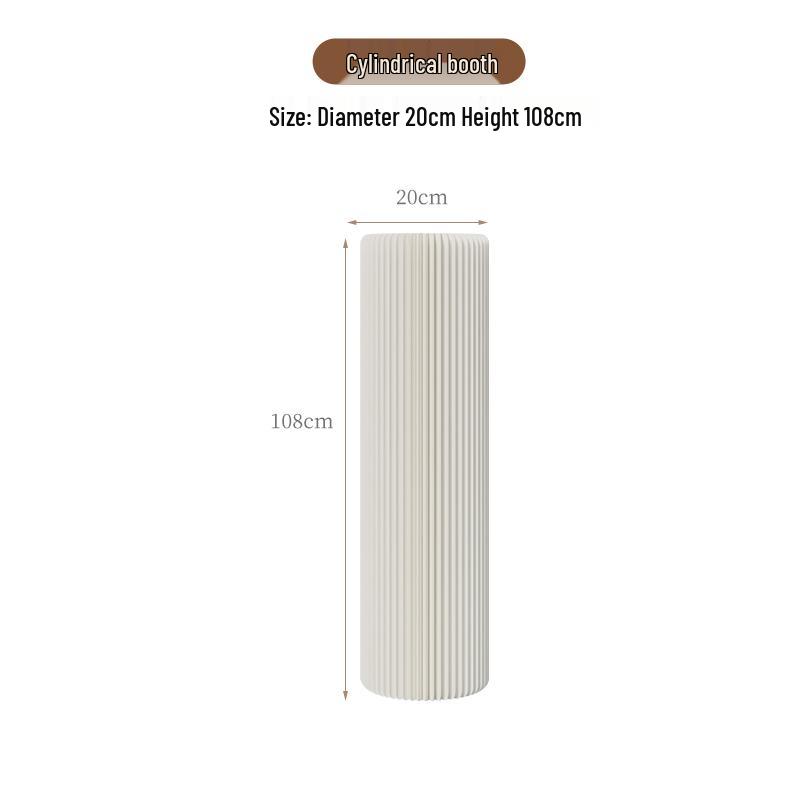 Creative Foldable Cylindrical Display Rack and Wedding Ornament Stand