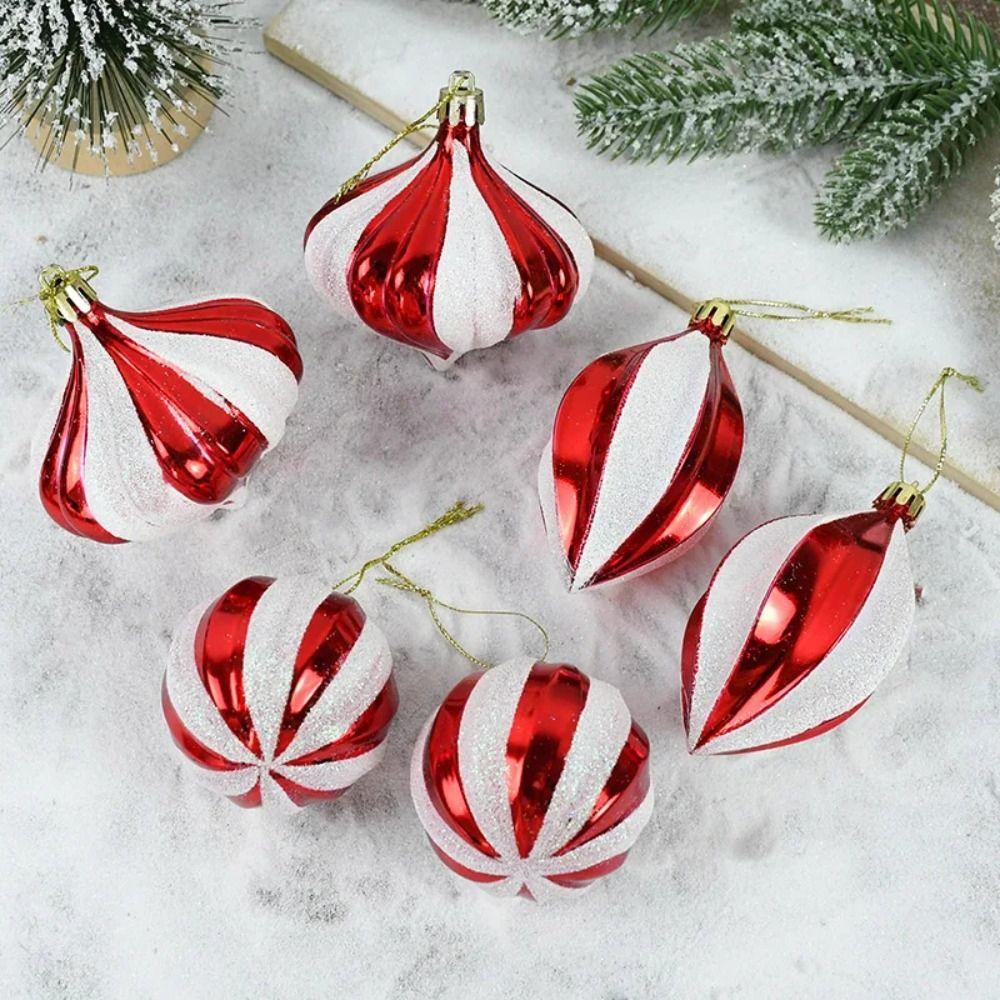 14pcs/set Candy Cane Xmas Tree Hanging Pendants Red Christmas Tree Hanging Ornaments  Natal Gift