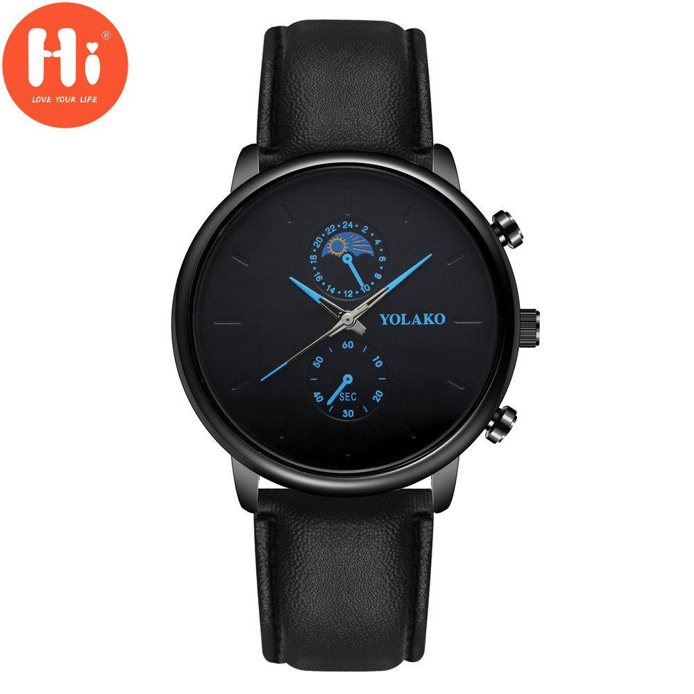 

Привет модные мужские часы спортивные часы роскошные мужские кварцевые наручные часы мужской подарочный браслет