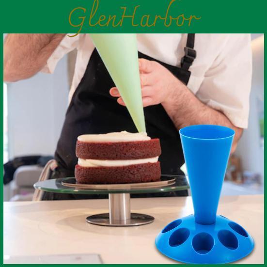 Piping Bag 1 Holder Set Pastry Bag Stand With Nozzle Holder Cake Decorating Kit Baking Accessories For Home Kitchen