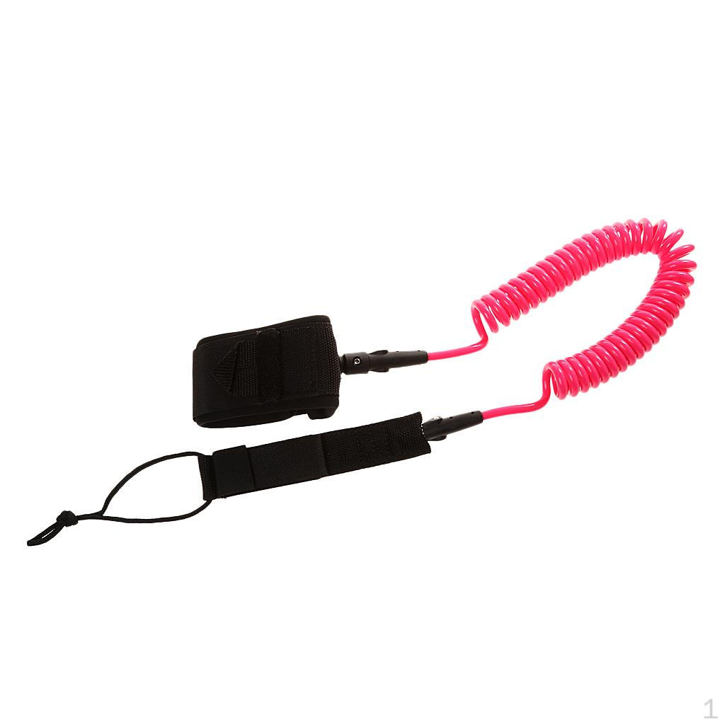 

1 Piece of Surfboard Leash, Double Swivel Surfboards in ярко-розовый