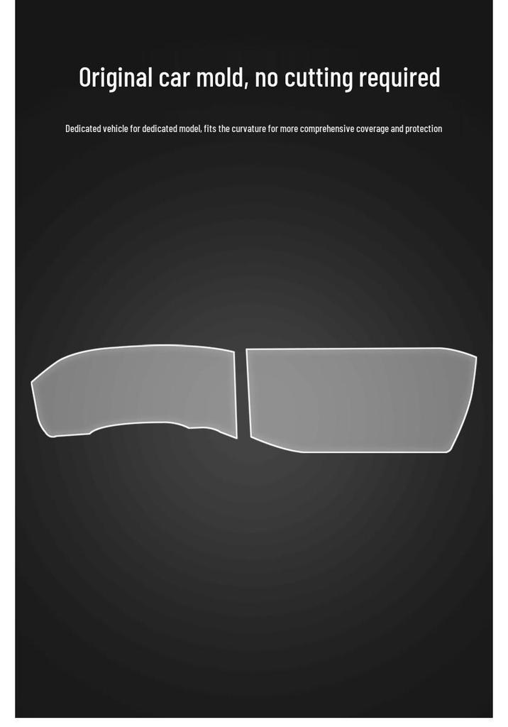 Volkswagen Touareg 2019-2025 Instrument Panel TPU Transparent Film Decor