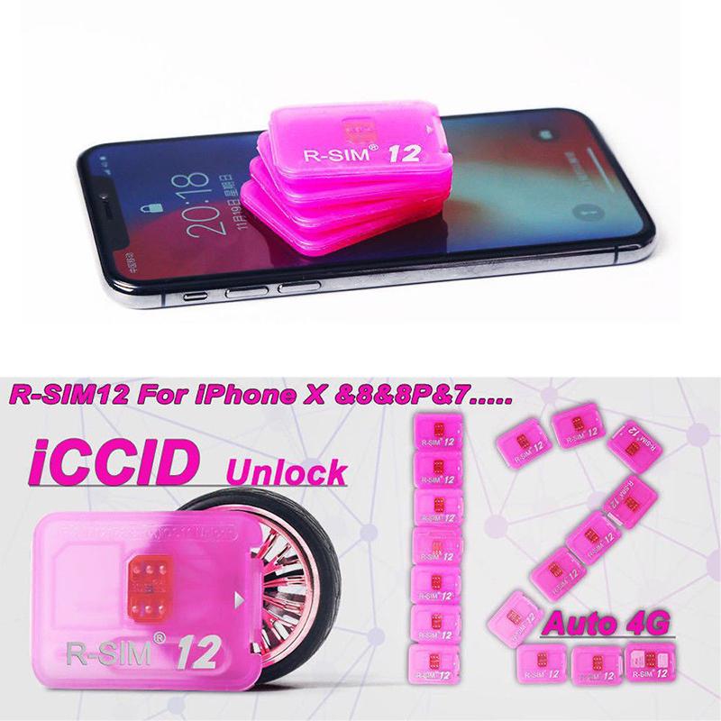 R-SIM 12 Unlock Card for iPhone X 8 8p 7 7p 6s 6p