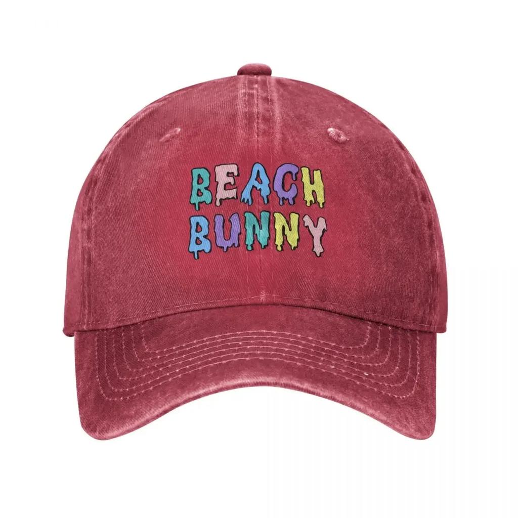 Beach Bunny sticker Baseball Cap F birthday derby hat Icon Caps Women Unisexs