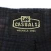 Lee 90s Old Check Pattern Tapered pants 10 charcoal Women Used