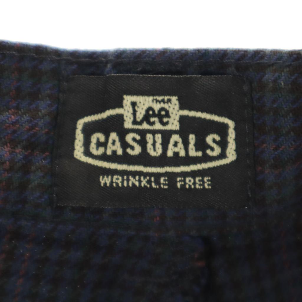 Lee 90s Old Check Pattern Tapered pants 10 charcoal Women Used
