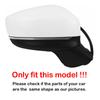 For Mazda CX-5 CX5 CX8 2017-2025 2x Car Sticker Rearview Side Mirror Cover Wing Cap Exterior Case Trim Accessories Vehicle Decor