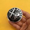 UHNPV1 TFLGX1 1 Pièce 40mm Autocollant Emblème Logo Volant de Voiture pour Alfa Romeo Mito Giulia Giulietta 147 156 166 159 Stelvio Sportiva 4C 8C GT