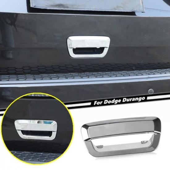 Car Rear Trunk Door Handle Cover Trim For Dodge Durango 14-24 Accessories Chrome