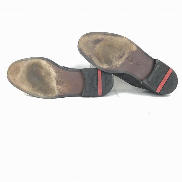 Lloyd Heavy Leather Wingtip 28.0 Black Dress Shoes Made in Germany(USED)