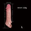 Reusable Liquid Silicone Condom Enlargement Penis Sleeve Extender Enhancer Penis Cocks Cover Adult Sex Toys For Men