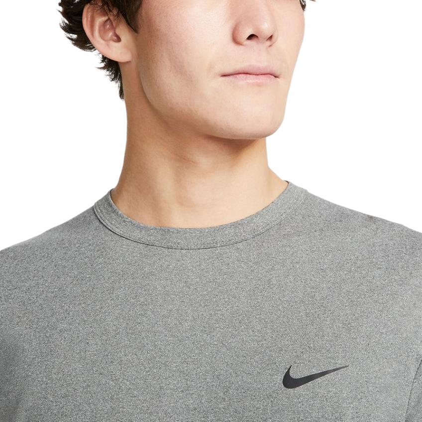 Nike As M Nk Df Uv Hyverse Ss Solid Color Sports Casual Crew Neck Short Sleeve T-Shirt Men tops Gray DV9840-097