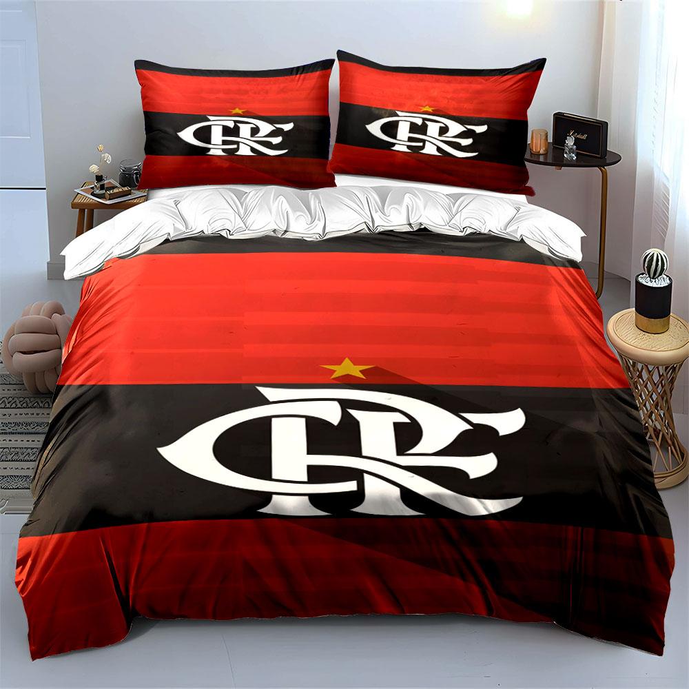 Club Logo and Star. Bedding Sets Duvet Cover Sets Duvet Covers Pillowcases(1*Duvet Cover 2*Pillowcases Without Duvet Insert)