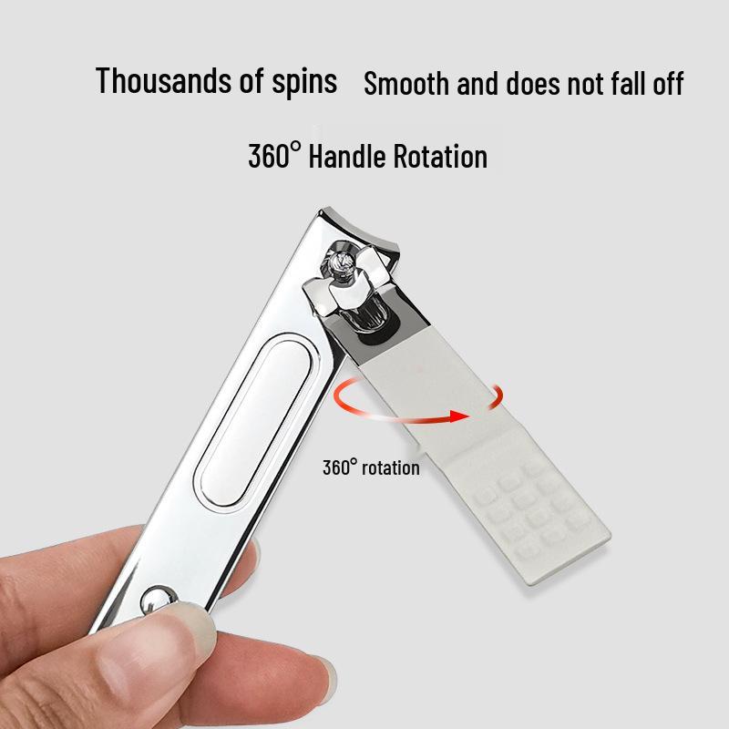 Scharfe Karbonstahl-Nagelknipser für dicke und harte Nägel - Tragbares Maniküre-Werkzeug für die häusliche Nagelpflege