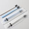 Adult Disposable Bamboo Charcoal Soft Bristle Toothbrush - 50-Pack