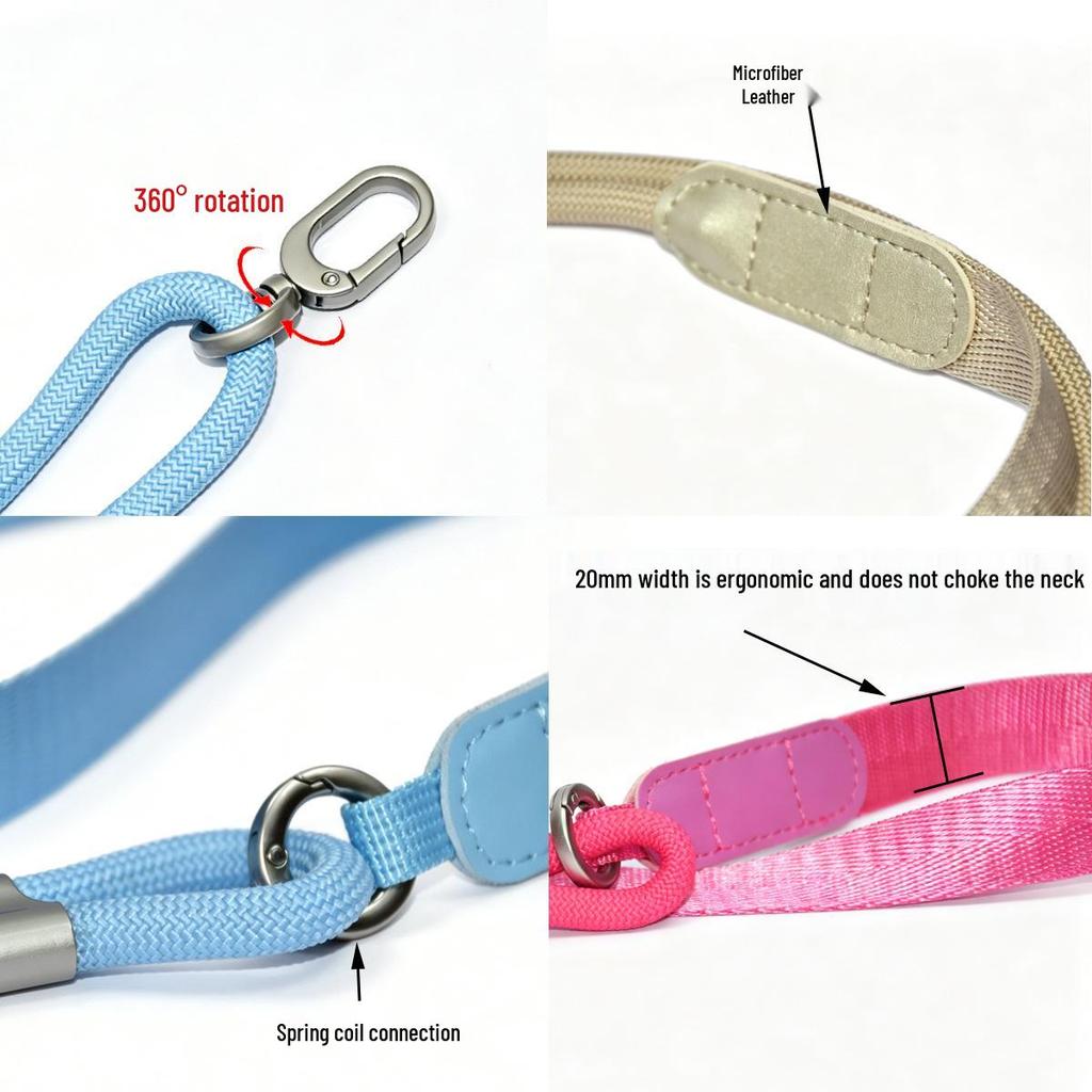 7mm Flat Strap Adjustable Crossbody Lanyard for Mobile Phones - Anti-Lost & Anti-Theft, High-End Universal Outdoor Use