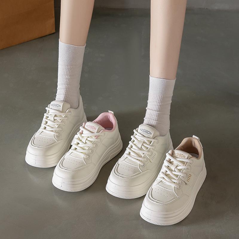 Fashion Summer Lace Up Platform Shoes for Women New Breathable Mesh Women's Low Top Sneakers Outdoor Women's Casual Sport Walking Shoes