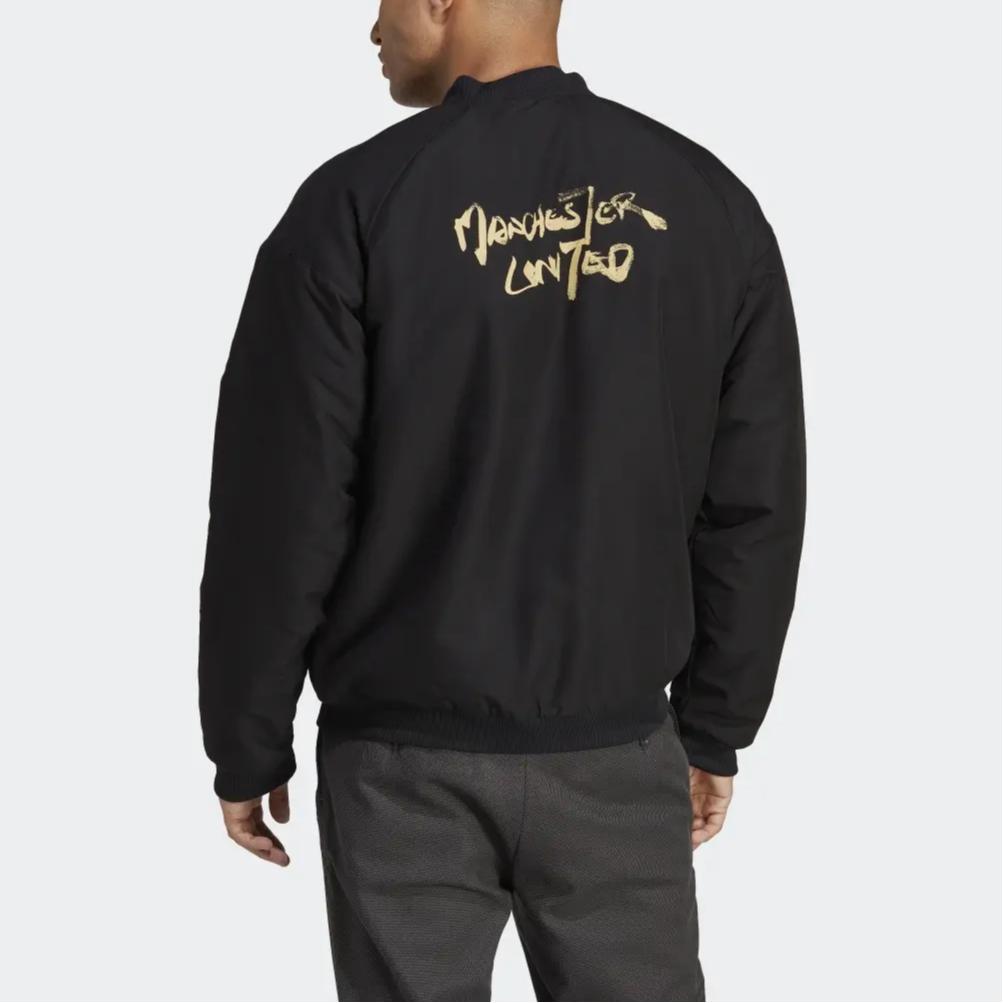 New Adidas Manchester Jacket Men's Black HT1991