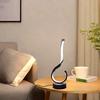 1PC Compact Modern Ironwork USB Three-color Dimming Desktop Decorative Lamp