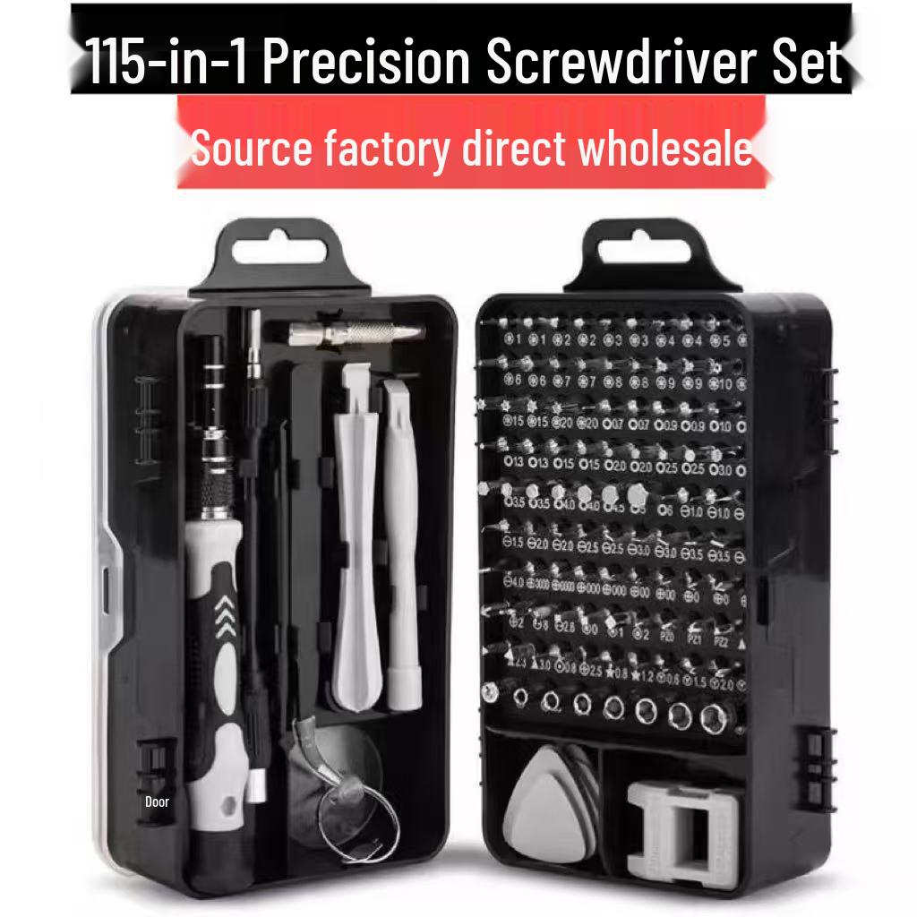 115-in-1 Precision Screwdriver Set - Multifunctional Insulated Tool for Electronics Repair