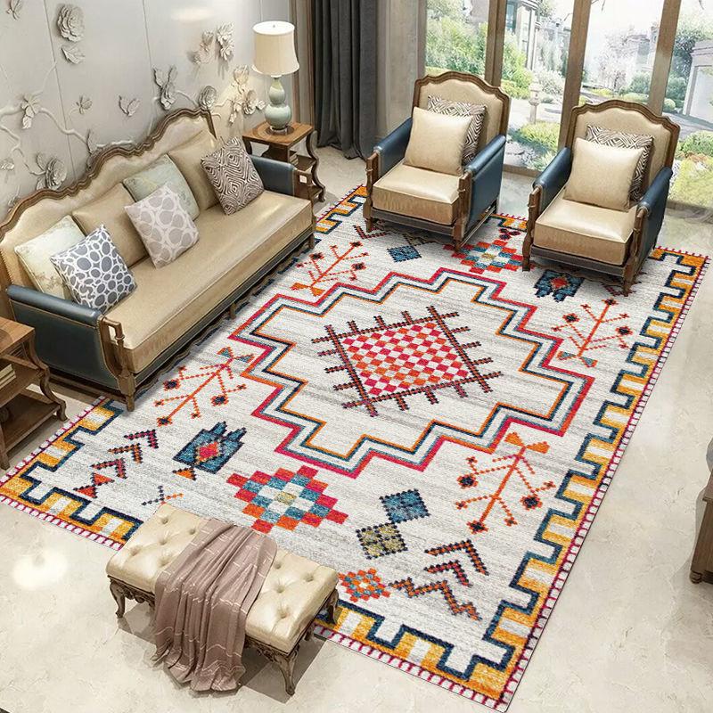 Retro Carpets for Living Room Persian Moroccan Decoration Home Carpet Large Area Rugs for Bedroom Lounge Rug Big Size 180x200