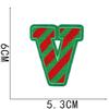 New Christmas Letter Embroidery Cloth Sticker Christmas Tree Towel Embroidery Patch Sticker Snowman Snowflake Computer Embroidery Chapter Boy