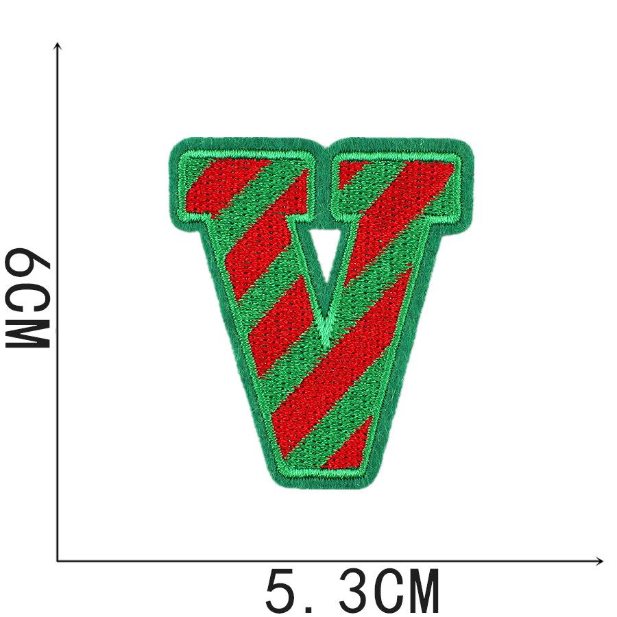 New Christmas Letter Embroidery Cloth Sticker Christmas Tree Towel Embroidery Patch Sticker Snowman Snowflake Computer Embroidery Chapter Boy