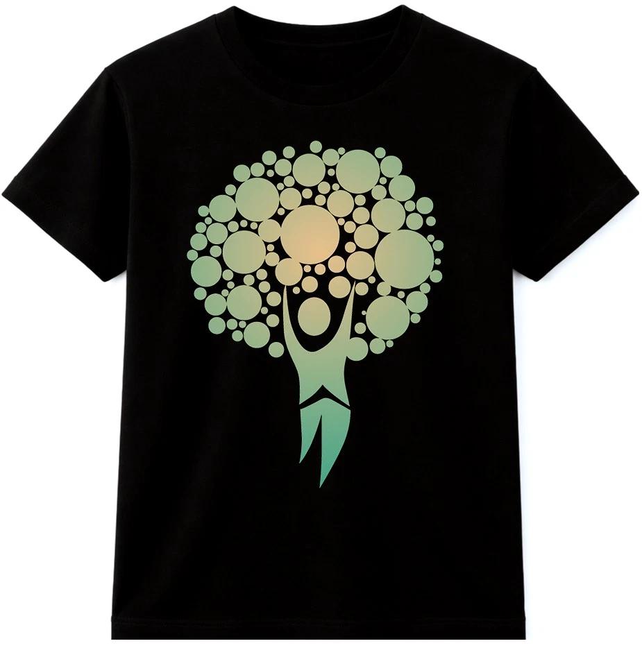 Yoga Tree Pose T Shirt Meditation Mindfulness Graphic Tee Yogi Zen Nature Top M