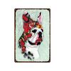 Cute Animal Funny Cat Metal Signs Vintage Metal Sign Painting Plate for Bar Club Pet Shop Decor Retro Poster Wall Decor Painting