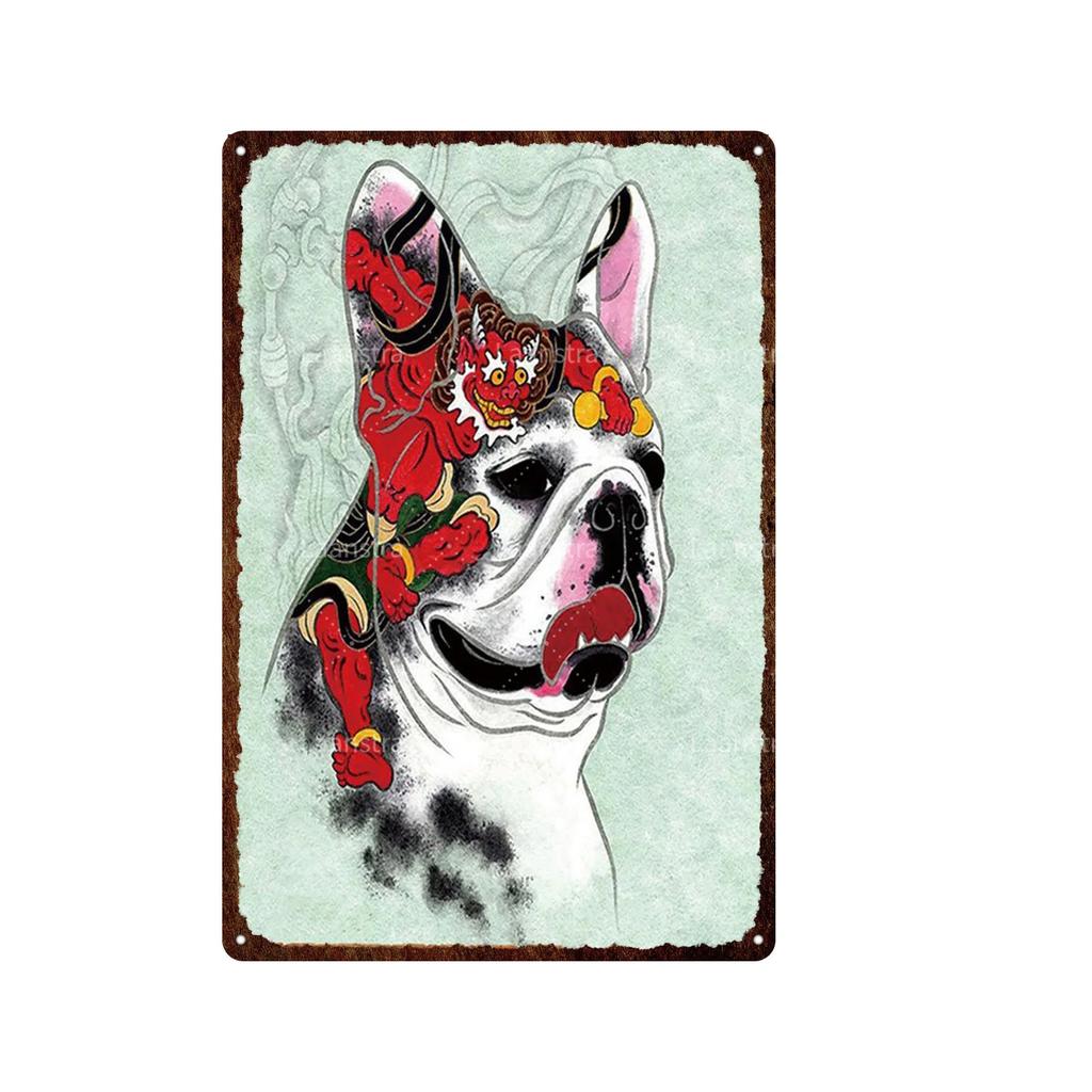 Cute Animal Funny Cat Metal Signs Vintage Metal Sign Painting Plate for Bar Club Pet Shop Decor Retro Poster Wall Decor Painting