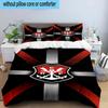 3pcs CR Flamengo Printed Bedding Set Duvet Cover Closure Includes 1 Duvet Cover & 2 Pillowcases Bedding Sets Home Decor Gifts