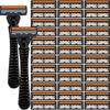 Safety Razors, Manual Shaving Razors, 3-Layres Blade Razors, Replacement Razor Blades, Hair Care Tools, Traditional Safety Razors