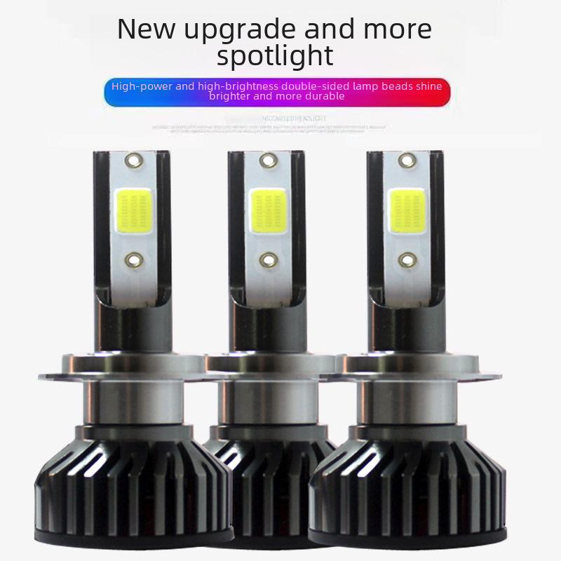 Super Bright Spotlight Car LED Headlight with F2 COB Lamp Beads for H1, H7, H4, H11 Bulbs.
