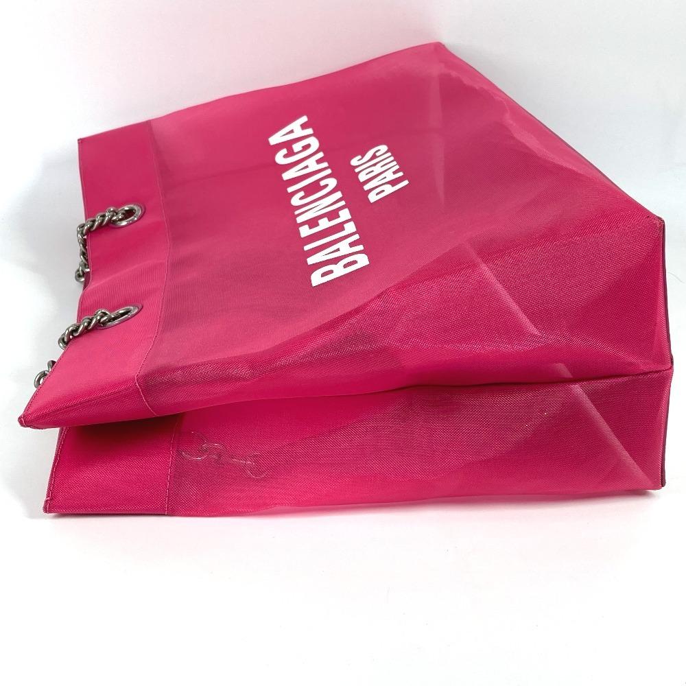 BALENCIAGA 741605 Mesh pouch included DUTY FREE LARGE logo Shoulder Bag Tote Bag