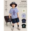 Yooyou Boys' Bear Print Short-Sleeve T-Shirt