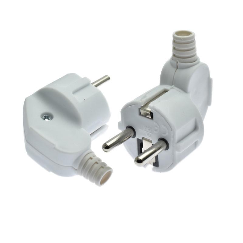 Euro Plug 16A Adapter Male Replacement Adapter France Korea Germany Plug AC Outlets Rewireable Euro Wall Socket For Power Cable