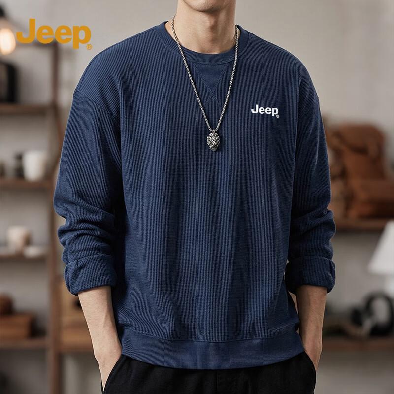 

JEEP Men s Casual Long Sleeve Round Neck Sweatshirt 3XL