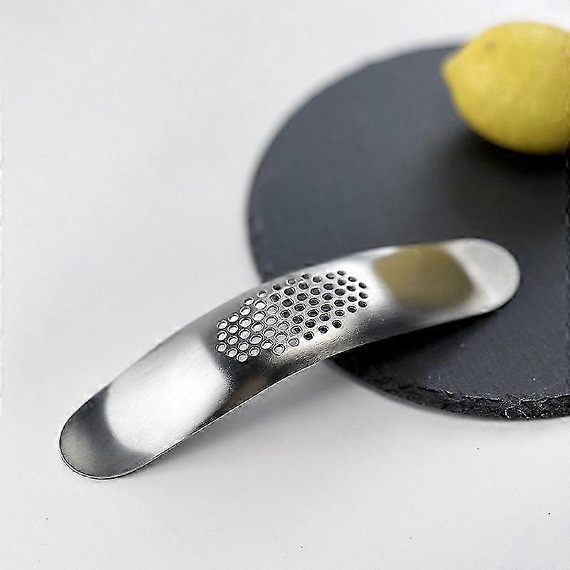 Stainless Steel Garlic Rocker Crusher Mincer Press, Dishwasher Safe