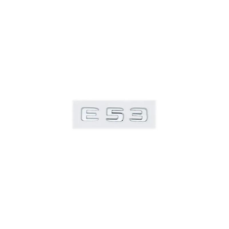 

3D ABS Black E53 Logo Letters TURBO 4MATIC Badge Car Rear Star Sticker Trunk Emblem For Mercedes Benz W212 W213 E Class