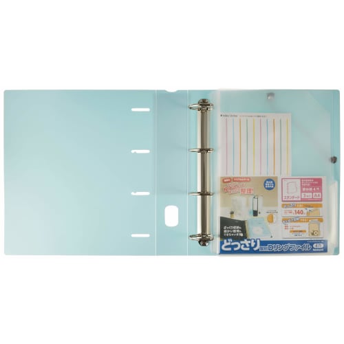 Nakabayashi File Individual 4-D Ring File Blue 67302