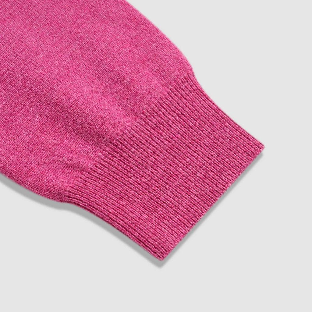 CDG Kawakubo Herz V-Ausschnitt Woll-Cardigan - Japanischer Stil PLAY Strickpullover