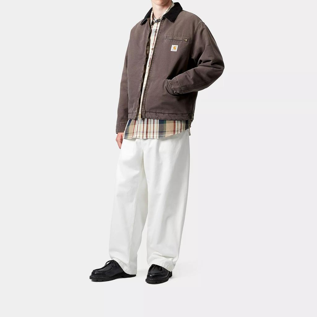 Carhartt WIP FW25 OG Detroit Jacke Klassisch Locker Quadratisches Etikett Dreifache Naht Langarm Detroit Jacke Herrenjacken I035614-1YL-4O