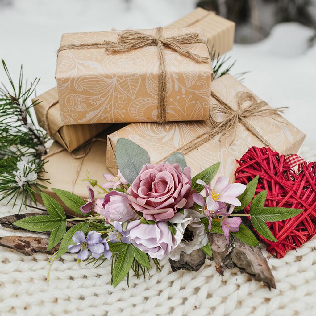 Church PEW Wedding Flowers Aisle Chair Back Flower Elegant Chair Decoration Artificial for Festivals Celebrations Wedding