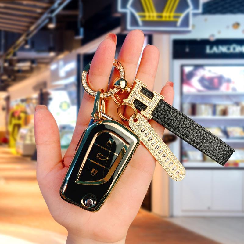 Toyota TPU Key Case for Corolla, Camry, Levin, Avalon, RAV4, C-HR, Highlander