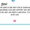 Blue And White Bead Bracelet Soul Sister Handmade Adjustable Ocean-Inspired
