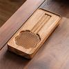 B97A-Solid Wood Walnut Tea Tray Dual-Purpose Dry And Wet Use Ideal For Tea Enthusiasts