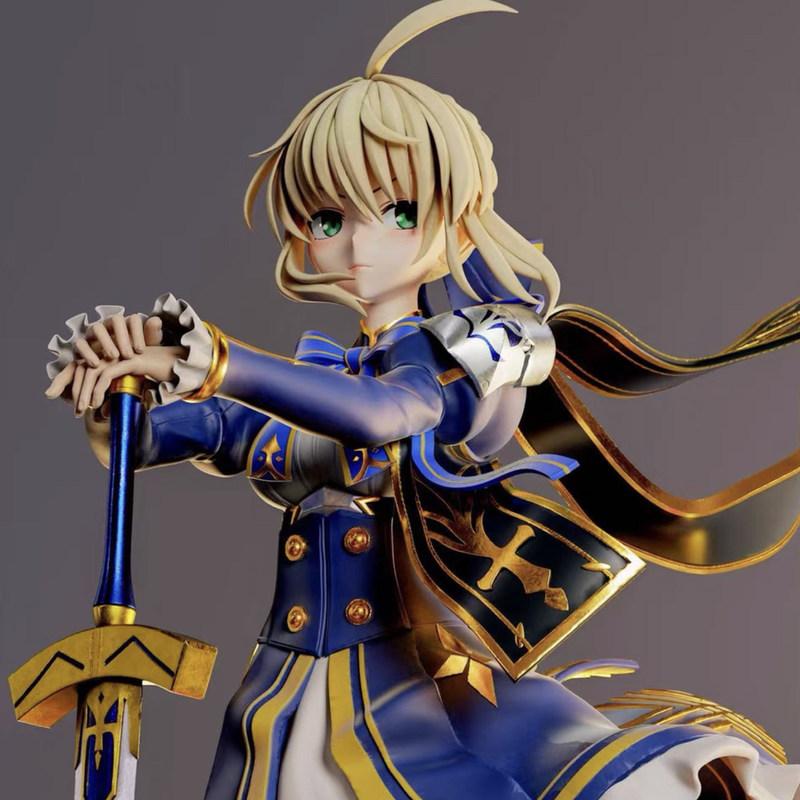 Fate/Zero Anime Tabletop Decorations Figurine Arturia Saber Figurine Trendy Toys Playsets