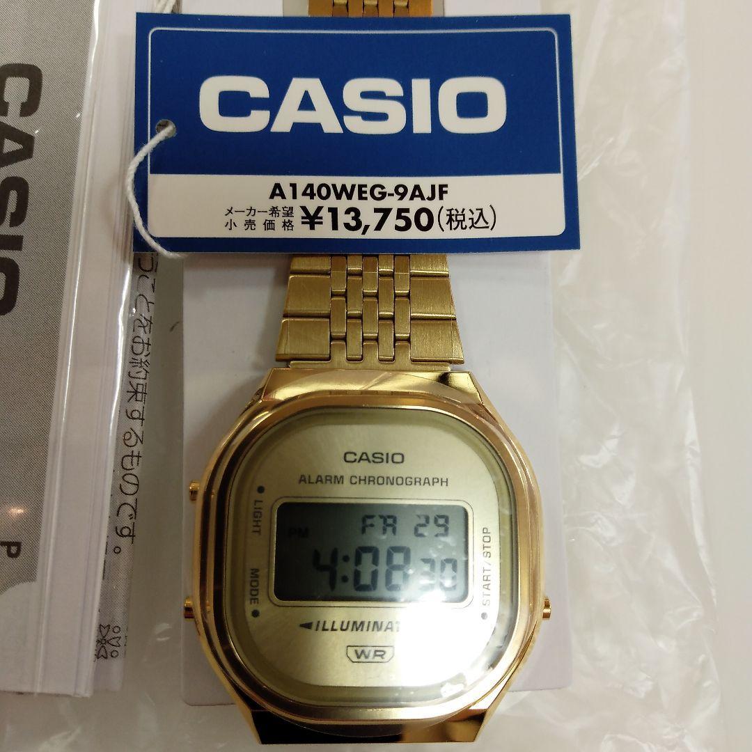 CASIO A140WEG-9AJF Gold Digital Watch