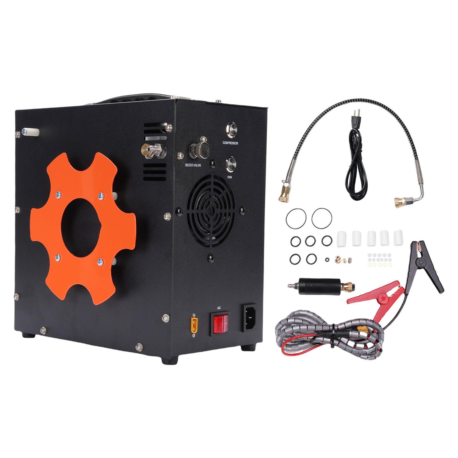 

Автомобильный воздушный компрессор 12 В 31 МПа Портативный электрический насос Автоматическое отключение для шин Мячей Надувных кругов US Plug 110V