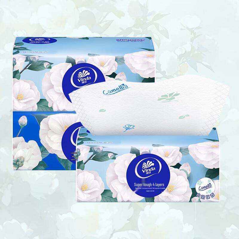 Vinda Camellia Scent Facial Tissues